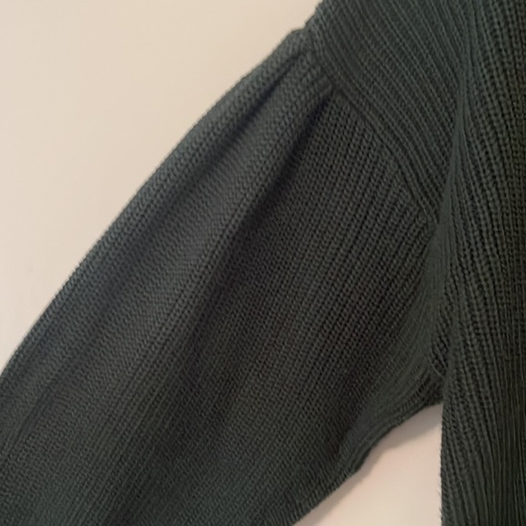 Free assembly, green cotton cropped sweater 3x - Picture 5 of 6